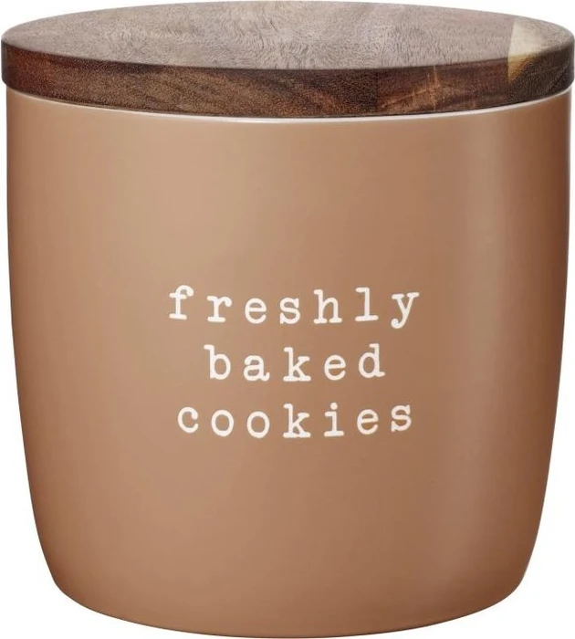 ASA Selection hey! Vorratsdose mit Holzdeckel 15cm freshly baked cookies