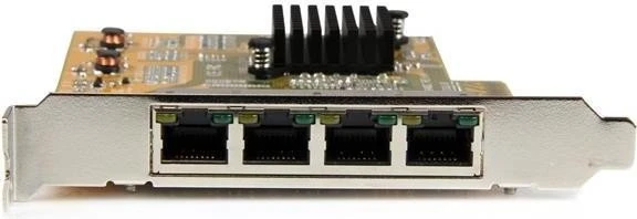 StarTech LAN-Adapter, 4x RJ-45, PCIe x4