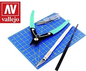 Vallejo Plastic Modelling Tool Set, 9-tlg.