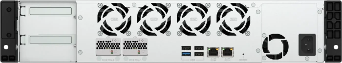 QNAP Turbo Station TS-h1065eU-8G, 8GB RAM, 2x RJ-45 2.5GBase-T, 1x USB-A 3.1, 2HE