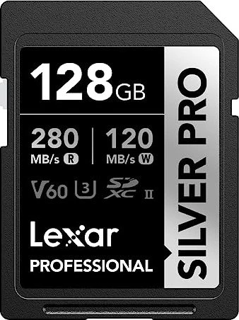 Lexar Professional SILVER PRO, SD UHS-II U3, V60