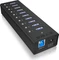 RaidSonic Icy Box IB-AC6110 USB-Hub, 10x USB-A 3.0, USB-A 3.0 [Buchse] Vorschaubild