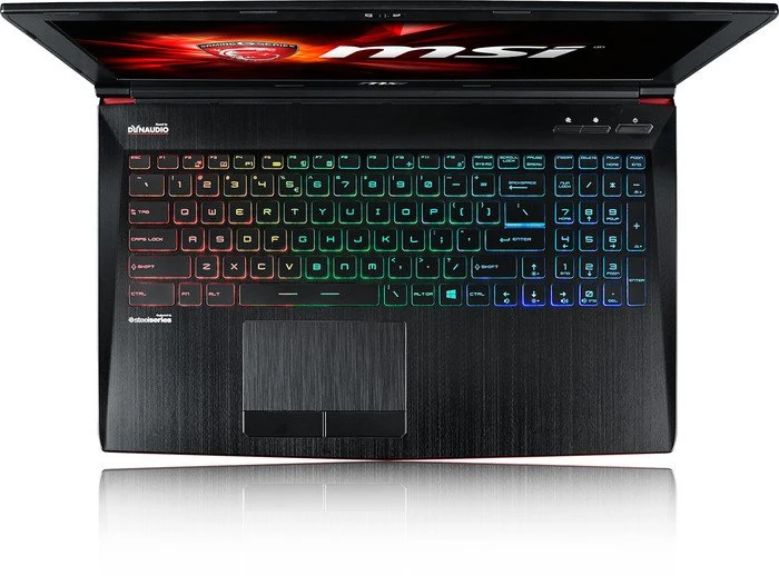 MSI GE62 7RE-088 Apache Pro, Core i7-7700HQ, 16GB RAM, 256GB SSD, 1TB HDD, GeForce GTX 1050 Ti, DE