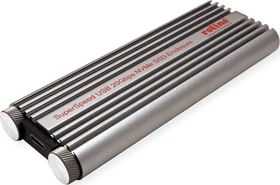 Roline / Secomp M.2 PCIe NVMe SSD zu USB 3.2 Gen 2x2 Aluminium Gehäuse, USB-C 3.2