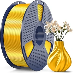 Sunlu Silk PLA+, Hellgold, Spule, 1.75mm, 1.00kg