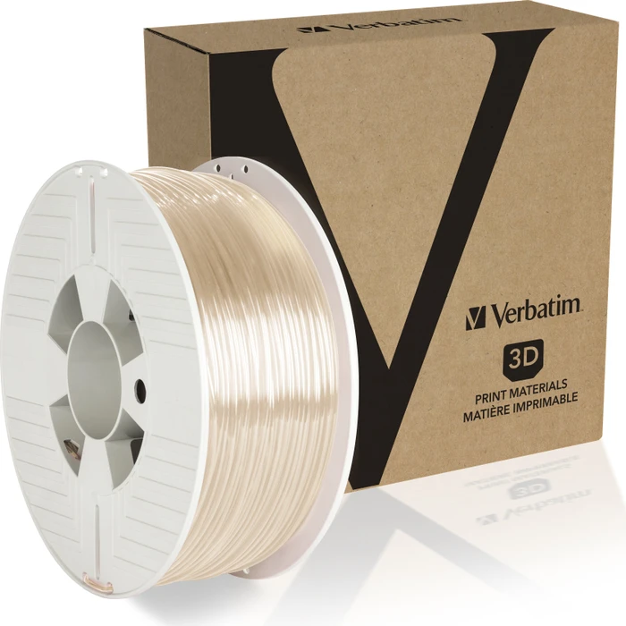 Verbatim PETG, clear, Spule, 2.85mm, 1.00kg