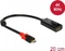 DeLOCK DisplayPort 1.2/USB-C Adapter, 20cm Vorschaubild