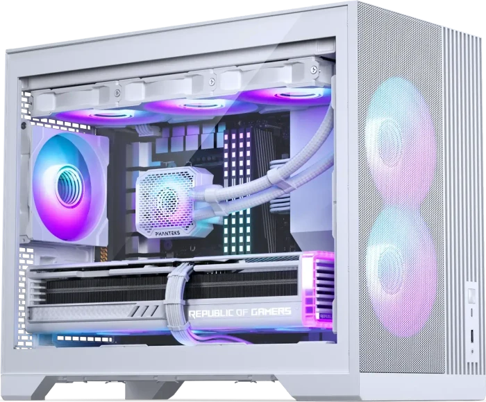 Phanteks XT M3 White, weiß, Glasfenster