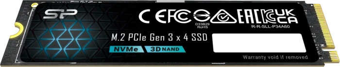 Silicon Power P34A60 128GB, M.2 2280 / M-Key / PCIe 3.0 x4