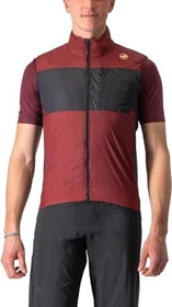 Castelli Unlimited Puffy Fahrradweste bordeaux/black (Herren)