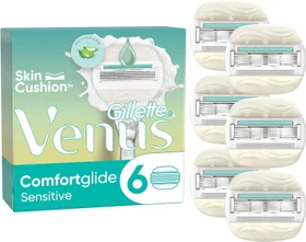 Gillette Venus Comfortglide Sensitive Rasierklinge, 6 Stück