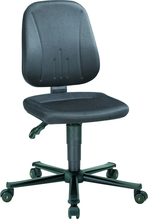 Bimos ESD Unitec 2 Arbeitsdrehstuhl mit Rollen, Stoff, schwarz