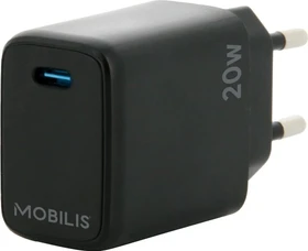 Mobilis Fast Wall Charger 20W USB-C schwarz