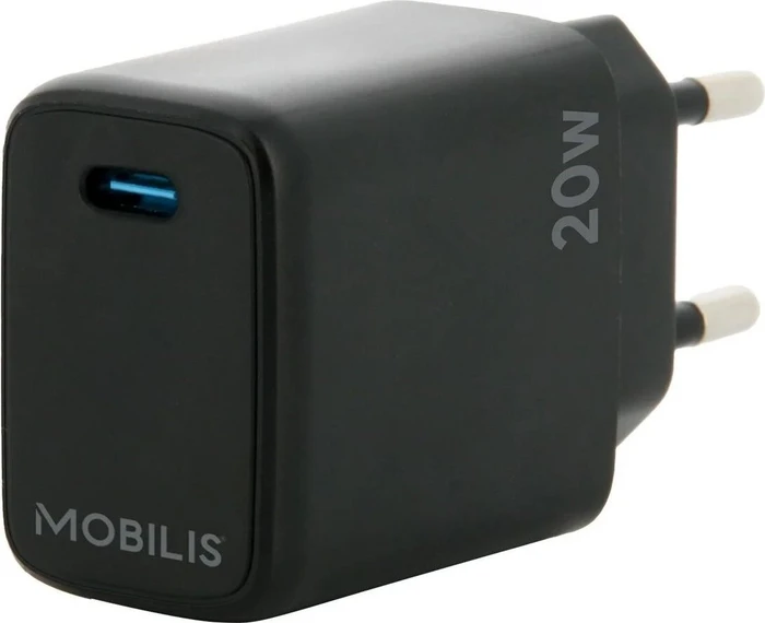 Mobilis Fast Wall Charger 20W USB-C schwarz