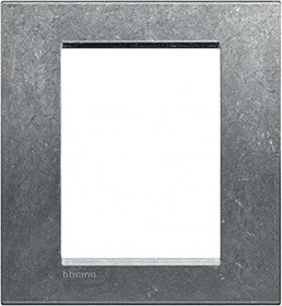 Bticino Livinglight Abdeckrahmen 1-fach, alu natur