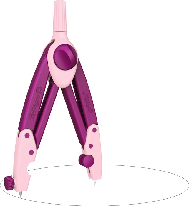 Pelikan griffix Ergonomischer Schulzirkel Sweet Berry, violett/rosa