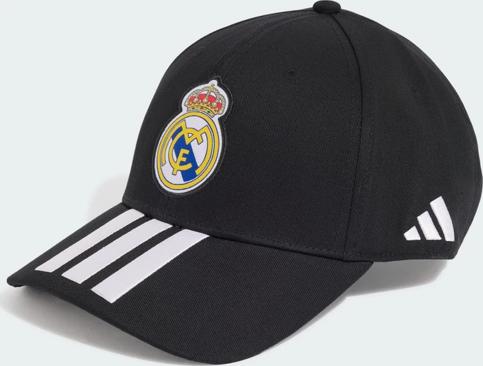 adidas Real Madrid Baseball 2026/2027 Kappe schwarz/weiß (Junior)
