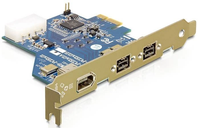 DeLOCK 2x FireWire 800/1x FireWire, PCIe x1