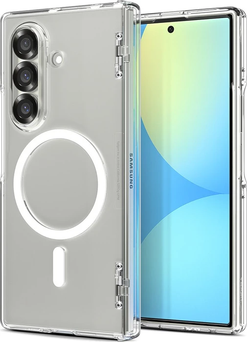 Spigen Ultra Hybrid Pro (MagFit) für Samsung Galaxy Fold7 clear white