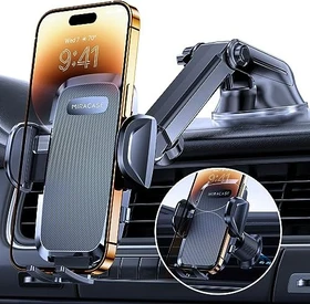 Miracase 2 in 1 MagSafe Car Phone Holder Mount for Air Vent & Dashboard schwarz