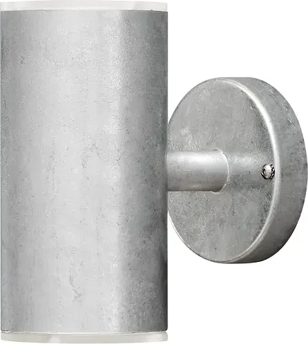 Konstsmide Ull LED 11.5cm Wandleuchte 2-flammig stahl verzinkt