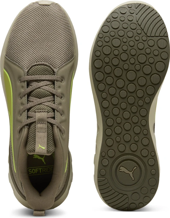Puma Softride Carson velvet moss/loden green/yellow alert
