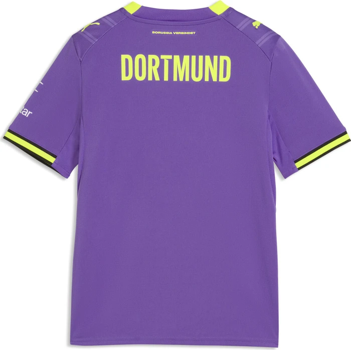 Puma BVB Borussia Dortmund 2026/2027 Ausweichtrikot kurzarm purple glimmer/yellow alert (Junior)