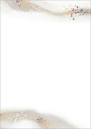 Sigel Motiv Aquarell beige/gold Kunstdruckpapier weiß, A4, 90g/m², 100 Blatt