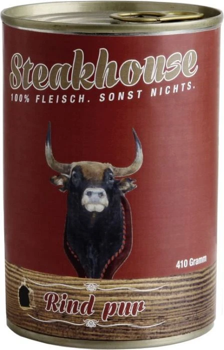 Fleischeslust Steakhouse Rind Pur, 4.92kg (6x 820g)
