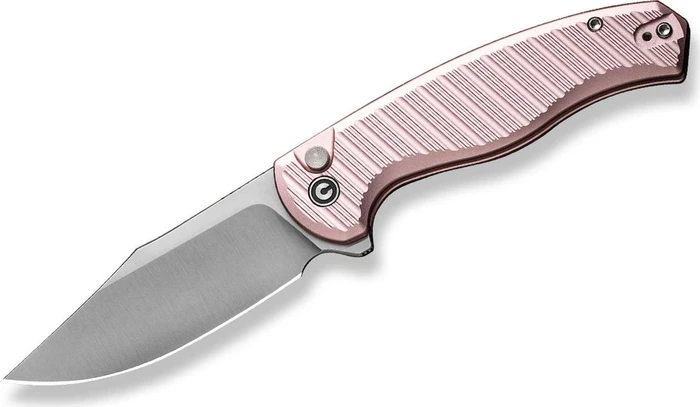 Civivi Stormhowl Taschenmesser milled light pink aluminium/satin finished nitro