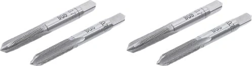BGS technic Gewindebohrer mit Vor- und Fertigschneider, M6, 2 Stück