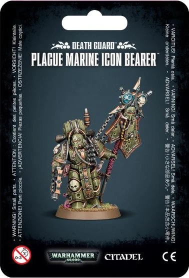 Games Workshop Warhammer 40.000 - Death Guard - Plague Marine Icon Bearer
