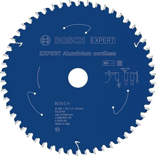 Bosch Professional Expert Cordless Kreissägeblatt 54Z, 160x1.2x20mm, 1 Stück