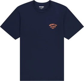 Wrangler Small Logo T-Shirt kurzarm navy (Herren)