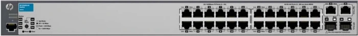 HPE Aruba ProCurve 2620 24 Rackmount Managed Switch, 26x RJ-45, 2x SFP