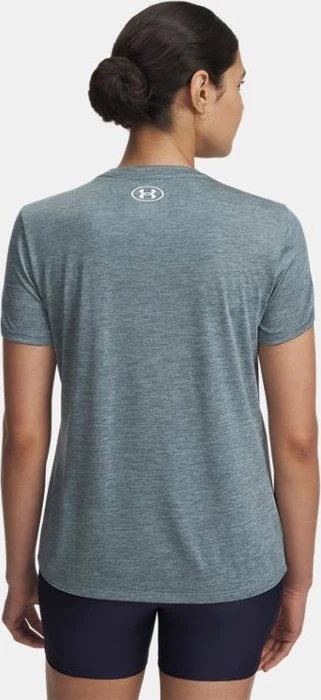 Under Armour Tech Twist Funktionsshirt kurzarm jasper blue/white (Damen)