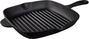 Tramontina Black Gusseisen Grillpfanne eckig 27x27cm