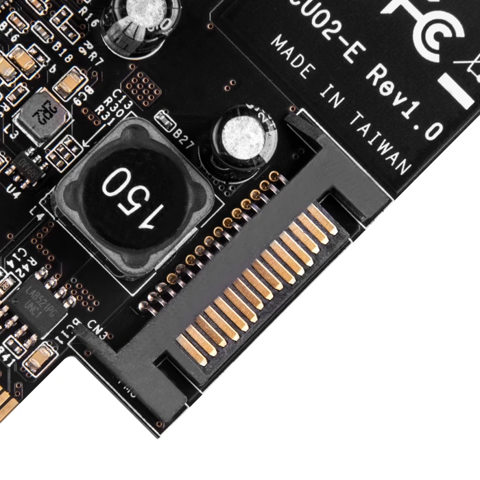 SilverStone ECU02-E, 1x USB 3.1 intern, PCIe 3.0 x2