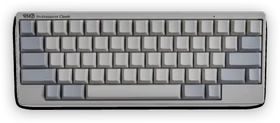 Happy Hacking Keyboard Professional Classic, ohne Tastenbeschriftung, weiß, USB, US