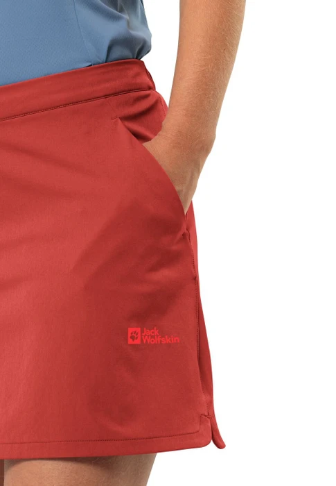 Jack Wolfskin Hiking Alpine Skort kurz vibrant red (Damen)