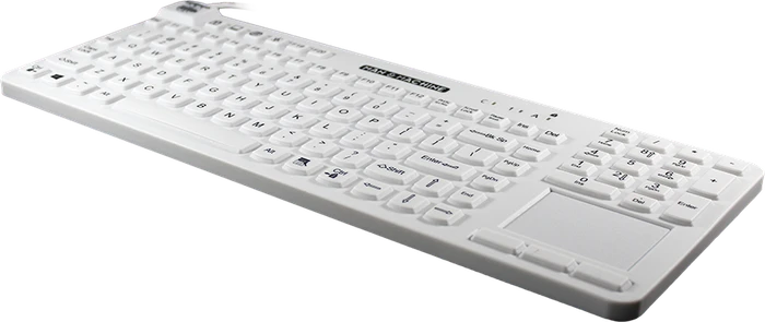 Man & Machine Really Cool Touch Keyboard, weiß, USB, DE