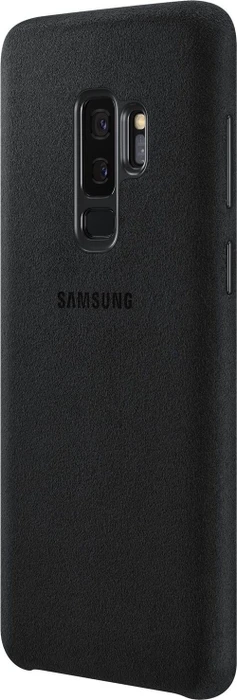 Samsung EF-XG965AB Alcantara Cover für Galaxy S9+ schwarz