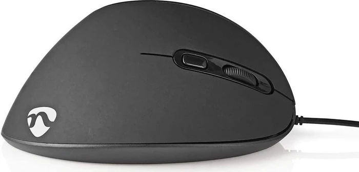 Nedis Wired Ergonomic Mouse, schwarz, USB
