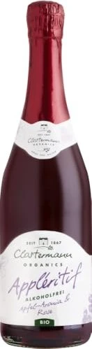 Clostermann Organics Appléritif Apfel & Rose mit Aronia 750ml