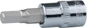 KS Tools CHROMEplus Innensechskant Steckschlüssel 3/8" zöllig, 3/16"x50mm