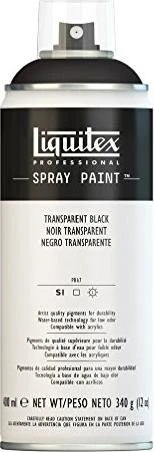 Liquitex Professional Spray Paint transparent black, 400ml