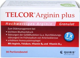 Telcor Arginin plus Granulat Beutel, 30 Stück
