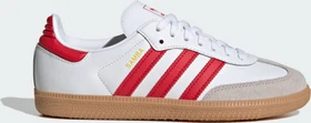 adidas Samba OG cloud white/better scarlet/gum (Junior)