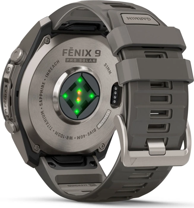 Garmin Fenix 9 Pro Solar inReach 51mm titanium/pebble grey