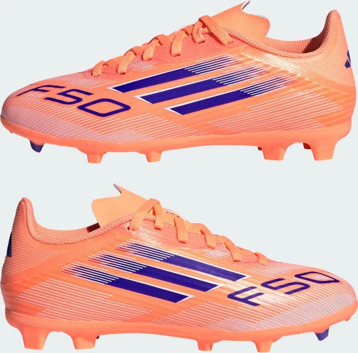 adidas F50 League FG/MG beam orange/lucid blue/cloud white (Junior)